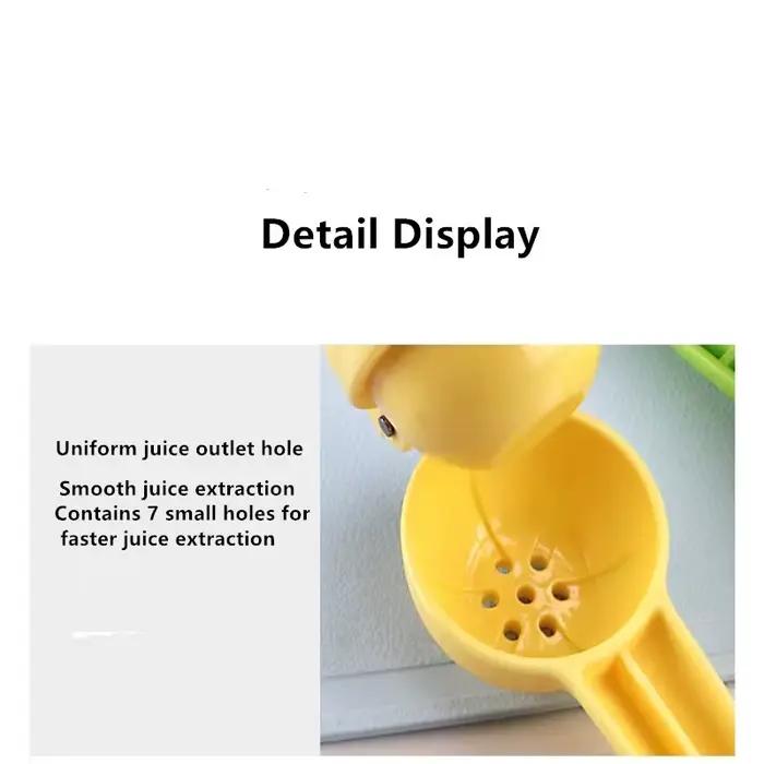 Mini presse-citron manuel pour citrons et oranges conception portable et durable pour cuisine et pique-nique usage quotidien et cadeau idéal