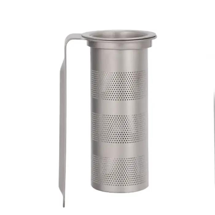 Tiartisan-Passoire à thé en titane, filtre réutilisable, couverts bactériostatiques, voyage en plein air, camping, britware, théière, infuseur à café