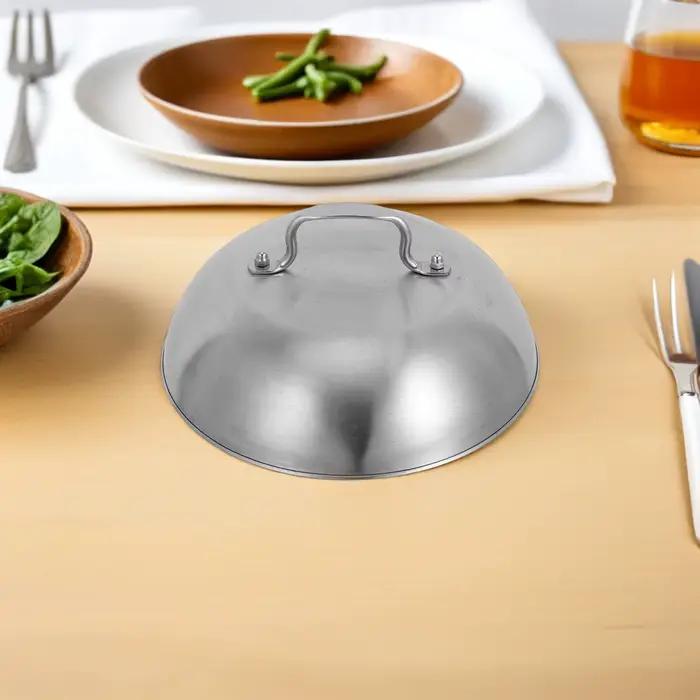Couvercle de cuisson en acier inoxydable de 9 pouces