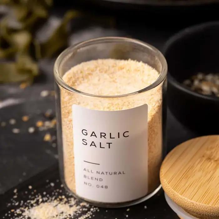 Ensemble de Bocaux en Verre à Épices à Intervalles de 2.5oz, Boîtes de Stockage des citrouille pour la Cuisine à Domicile, Épices, Herbes, Assaisonnement, Thé, Sucre, Sel