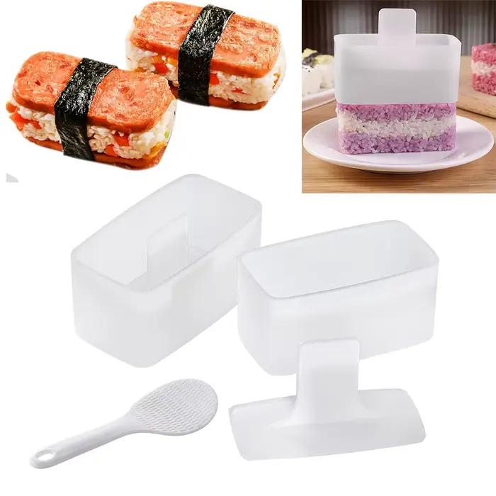 Moule de presse à Musubi et palette de riz, moule de presse à riz pour fabricant de Musubi facile à utiliser à la maison pour Bento, collations à sushi, fête et pique-nique
