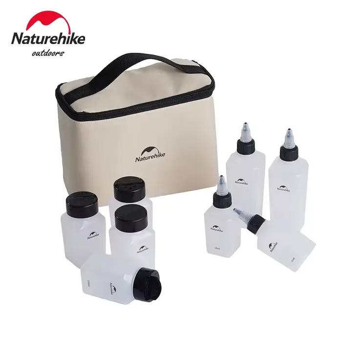 Naturehike – pot d'assaisonnement 8 pièces, ensemble de récipients à épices, bouteille d'assaisonnement Portable pour pique-nique en plein air, ensemble d'ustensiles de cuisine de Camping, bouteille d