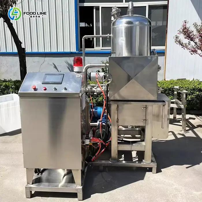 Machine d'emballage sous vide à bonne consistance pour frites, machine de friture sous vide résistante aux chocs