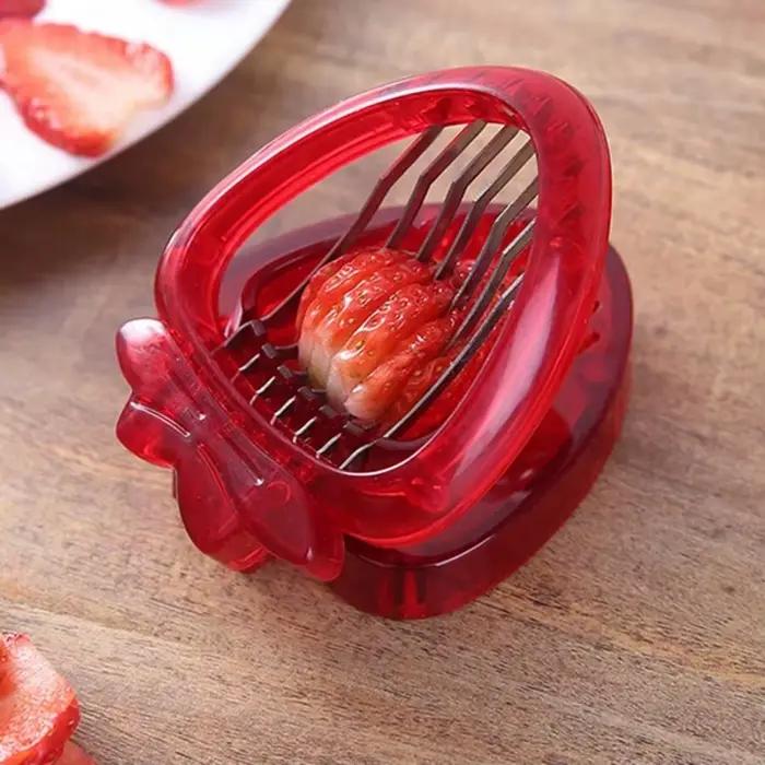 Trancheur de fraises en acier inoxydable