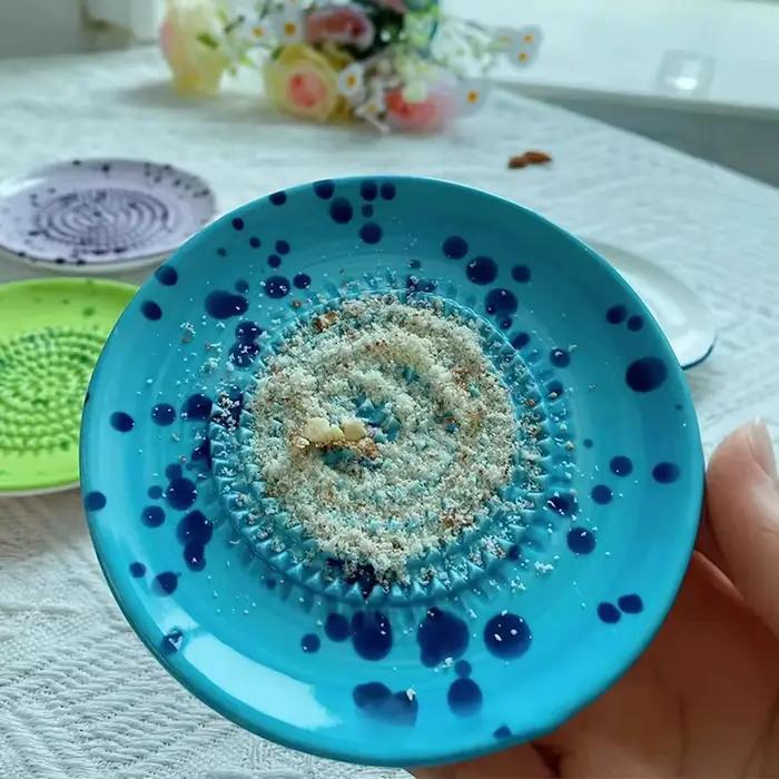 Râpe à gingembre en céramique portable, outil de cuisine en porcelaine pour broyer les carottes, le wasabi, les fruits, les légumes, le gingembre, l'ail et le fromage