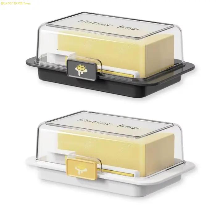 Nouveau plat beurre avec couvercle beurre divisant boîte rangement Récipient Cuisine rangement rangement