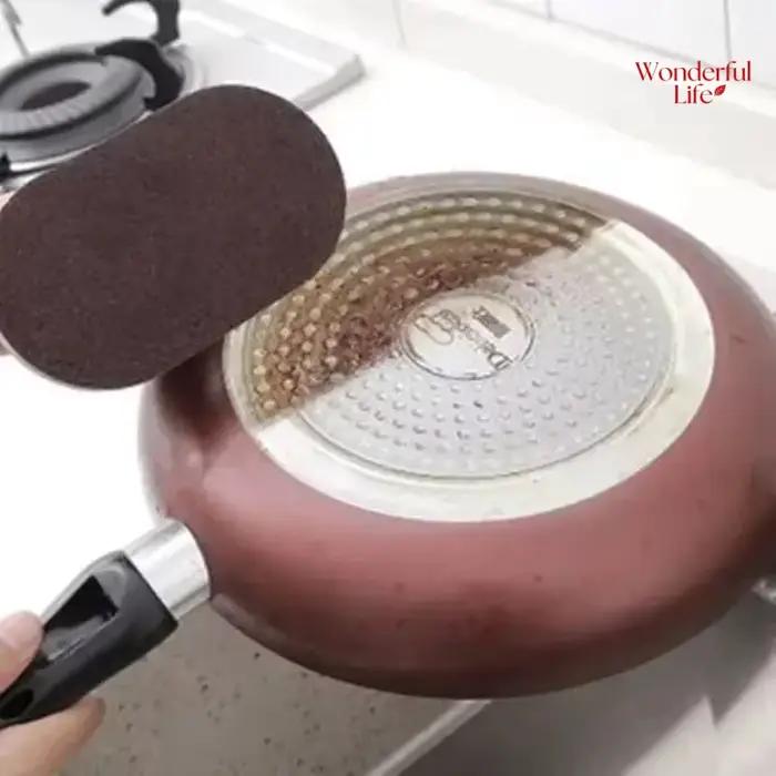 Éponge magique émeri, brosse, lingette, gomme, nettoyeur, cuisine, bain, rouille, forte décontamination, outils de nettoyage avec poignée, outils ménagers