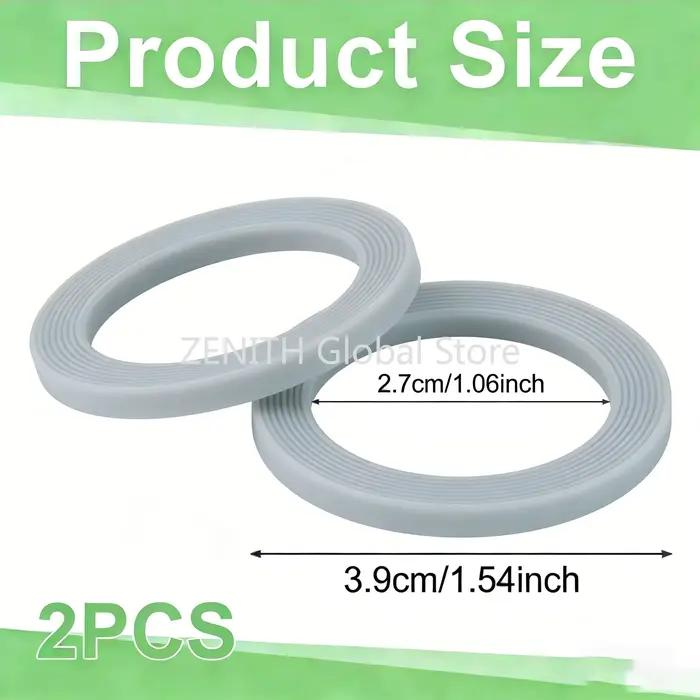 2 joints d'étanchéité en silicone de qualité supérieure