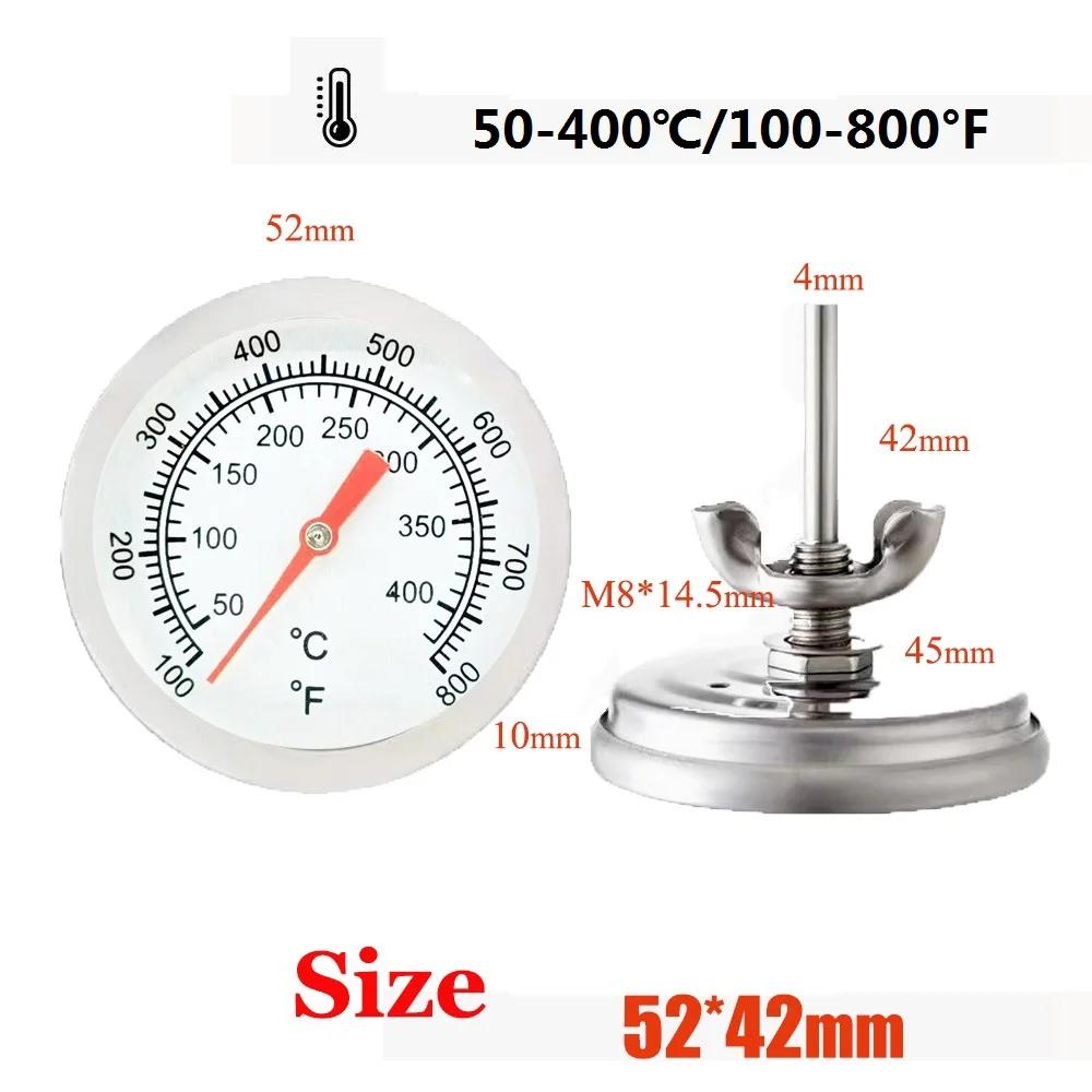 Thermomètre de four à Pizza pour cuisine, cuisson domestique, jauge de température 0-400 ℃ Thermom