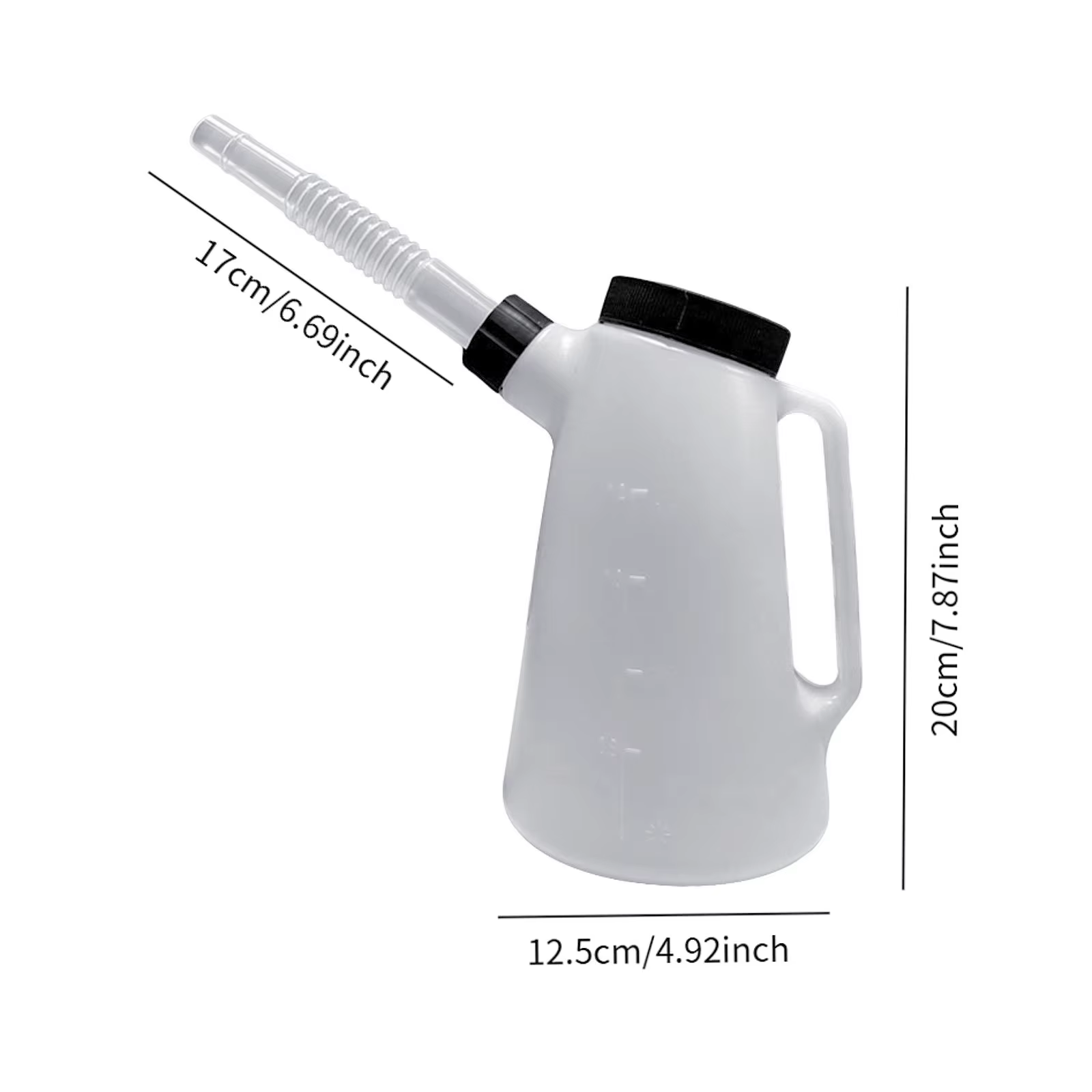 Pot d'huile 1,2 l-5l, pichet de mesure d'huile, distributeur d'huile, récipient d'huile, peut balanc