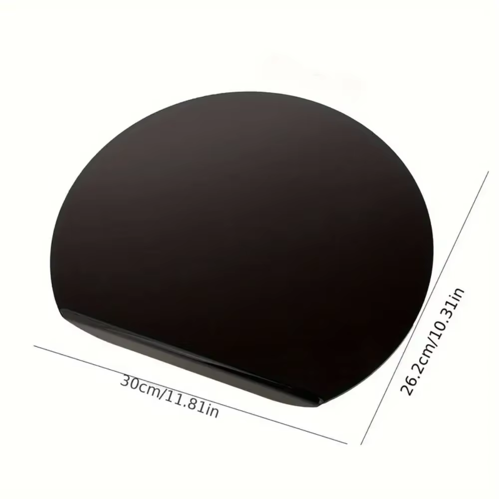 Planche à découper flexible double face en TPU, planche à découper semi-circulaire antidérapante en 