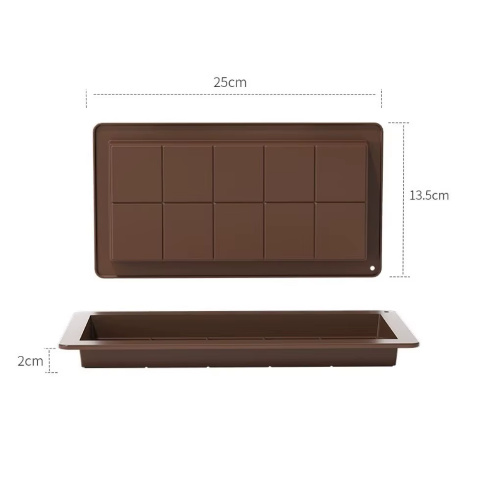 Moules en silicone, moules à chocolat, spatules antiadhésives en silicone pour chocolat, moules réut