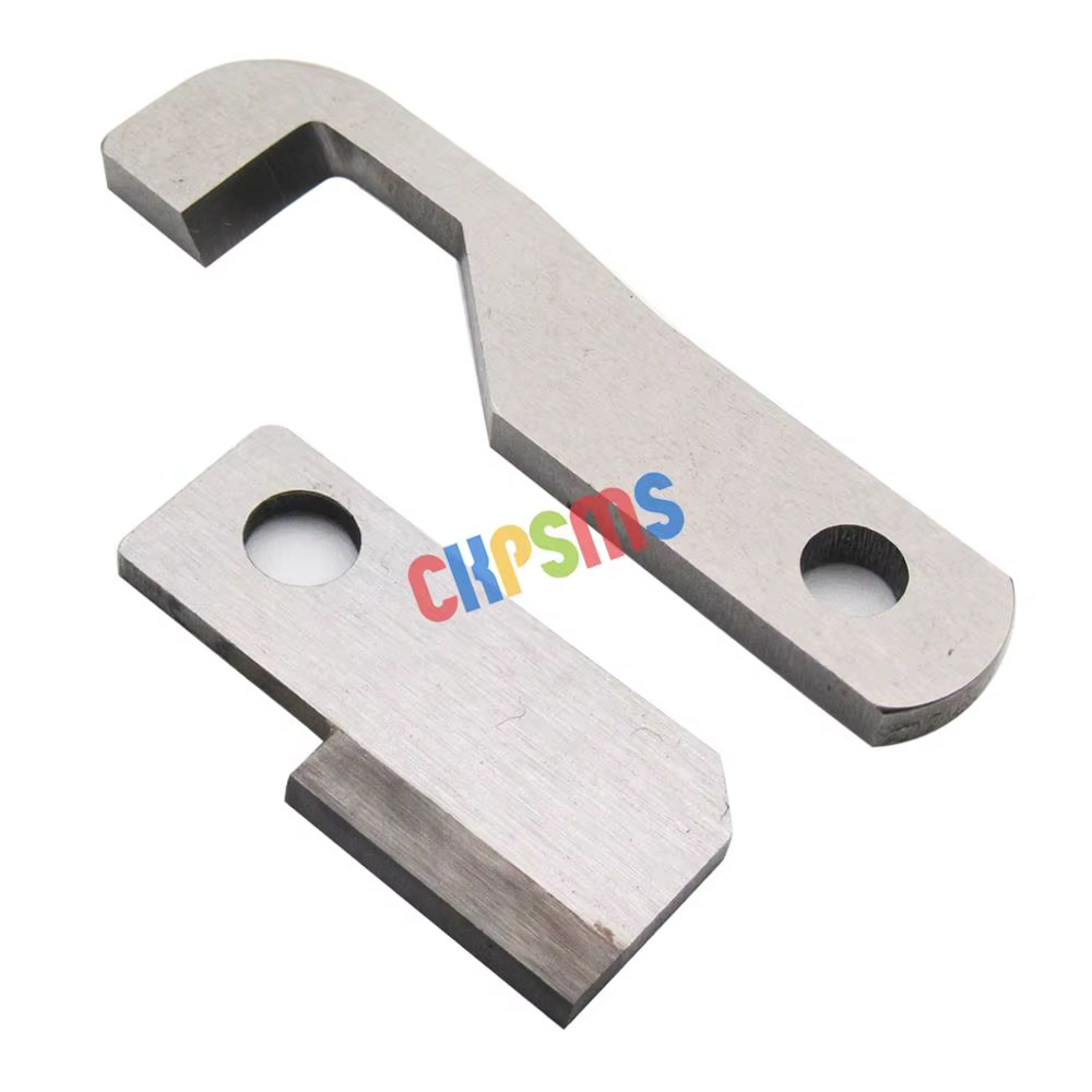Couteau supérieur et inférieur adapté pour Husqvarna Viking, 905, 910, 936 #, 411000035 + 411000034