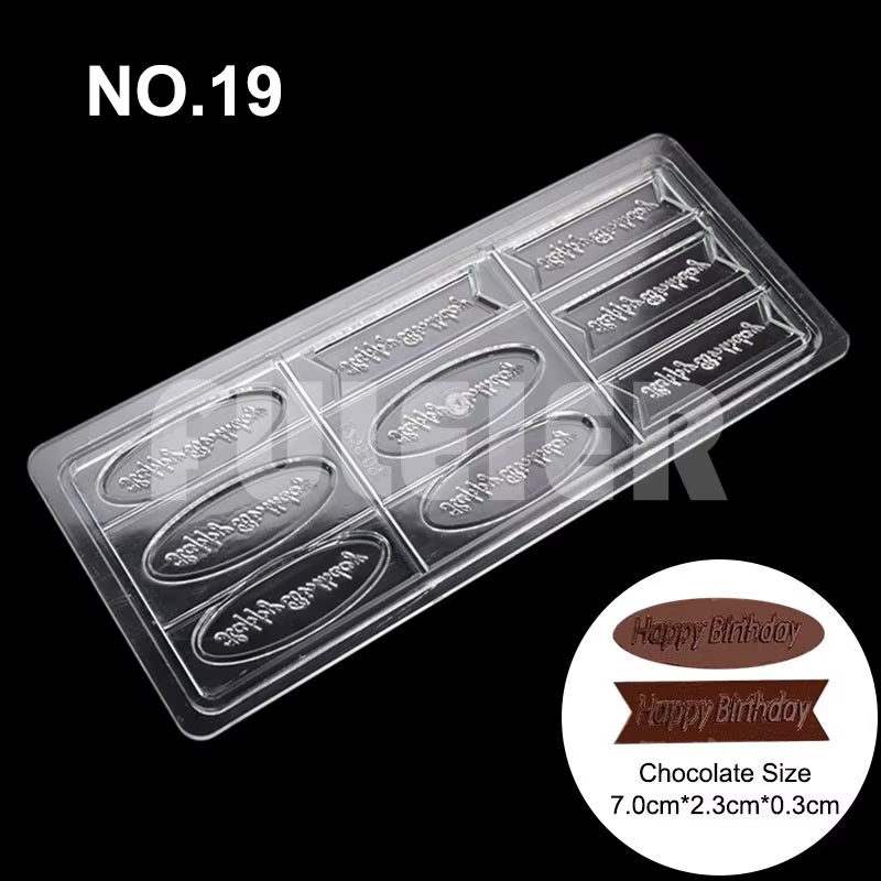 Moule à chocolat en Polycarbonate, outils de confiserie pour la décoration de gâteaux, pâtisserie, c