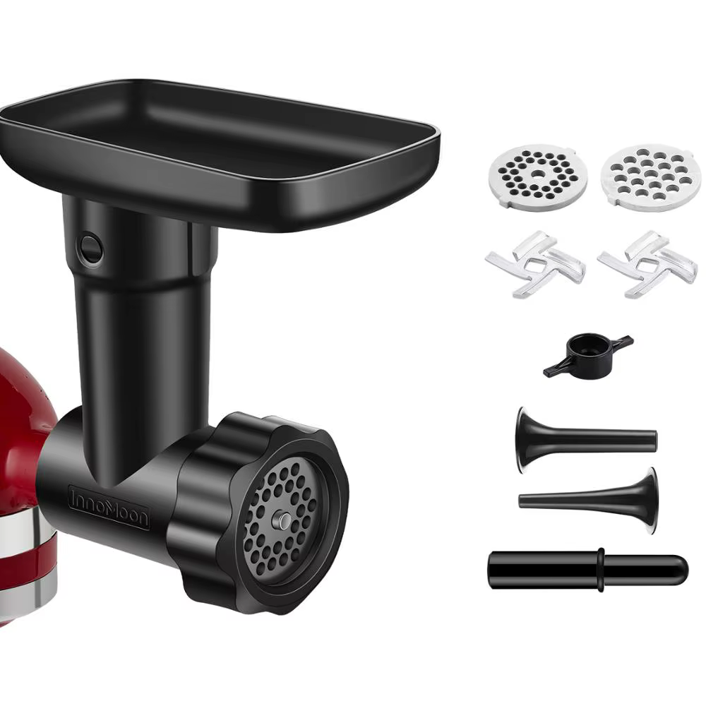Accessoire de Hachoir à Viande de Haute Qualité pour KitchenAid, Support de Centre Commercial, 2 Tub