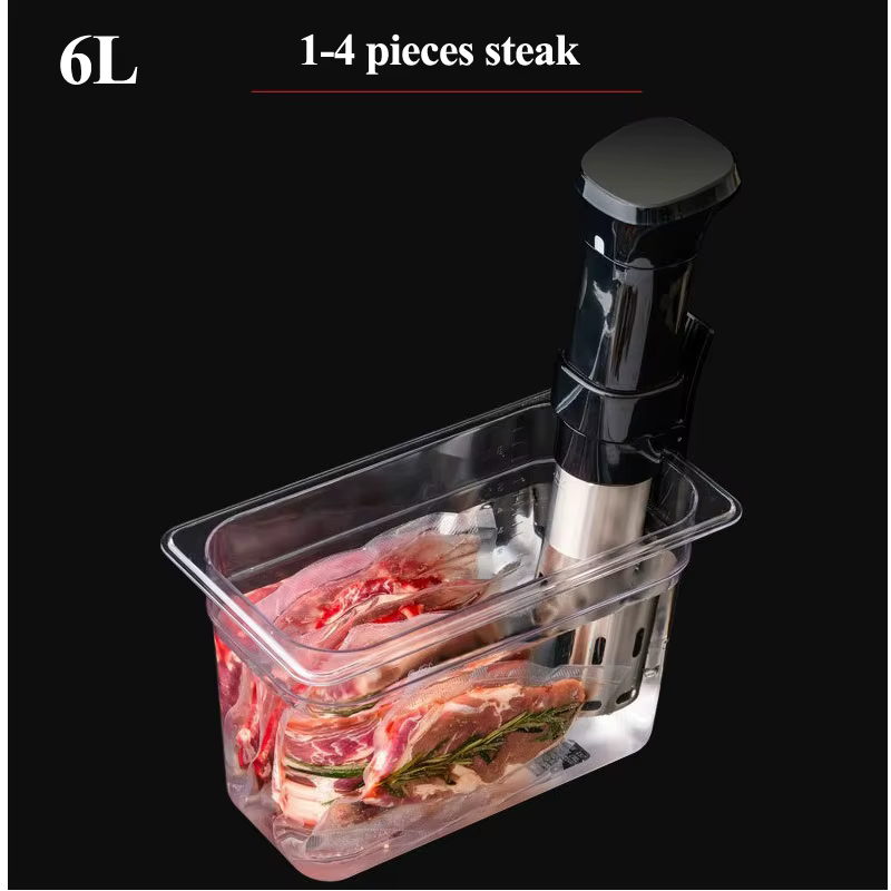 Récipient pour Cuiseur Sous Vide avec Deux TAN6L ou 11L, pour Machine à Immersion, Matériau PC de Qu