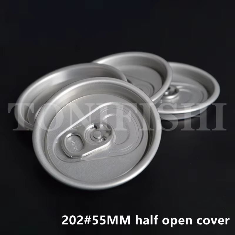 100 pièces de couvercles en aluminium pour boîtes de conserve 202 # Couvercle en aluminium pour cane