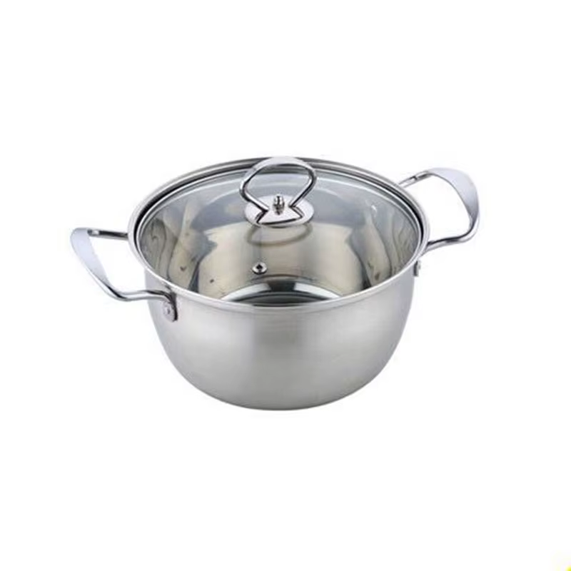 Marmite à soupe astronomique double en acier inoxydable, cuisson non magnétique, ustensiles de cuisi