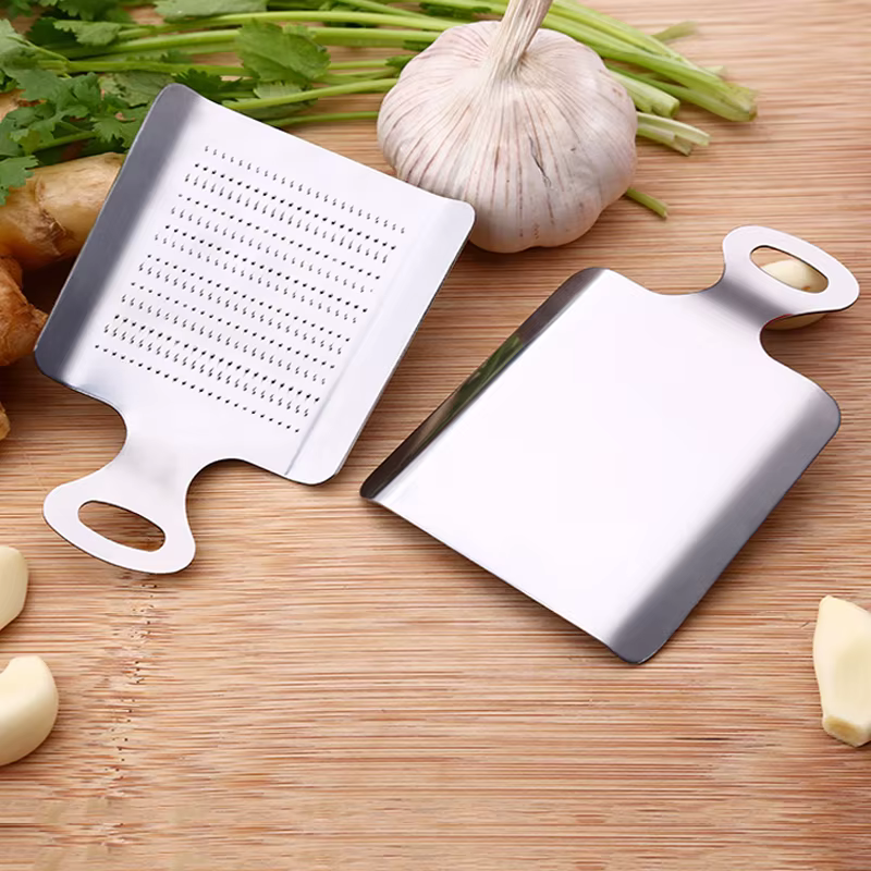Machine à purée d'ail en acier inoxydable, uzand meurtri, râpe à ail moulu, gadgets de cuisine