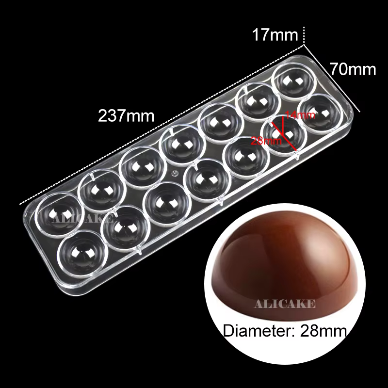 Moules à chocolat professionnels en polycarbonate, forme de barre de bonbons, moule en acrylique pou