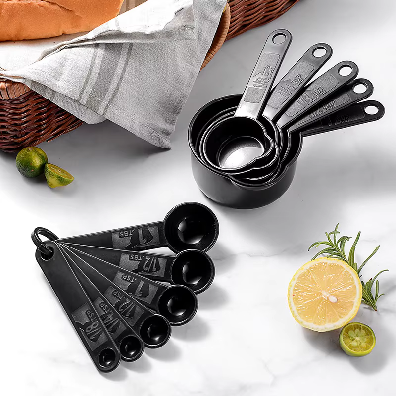Ensemble de tasse à mesurer en plastique Olecranon, cuillère à mesurer graduée, outils de cuisson mé