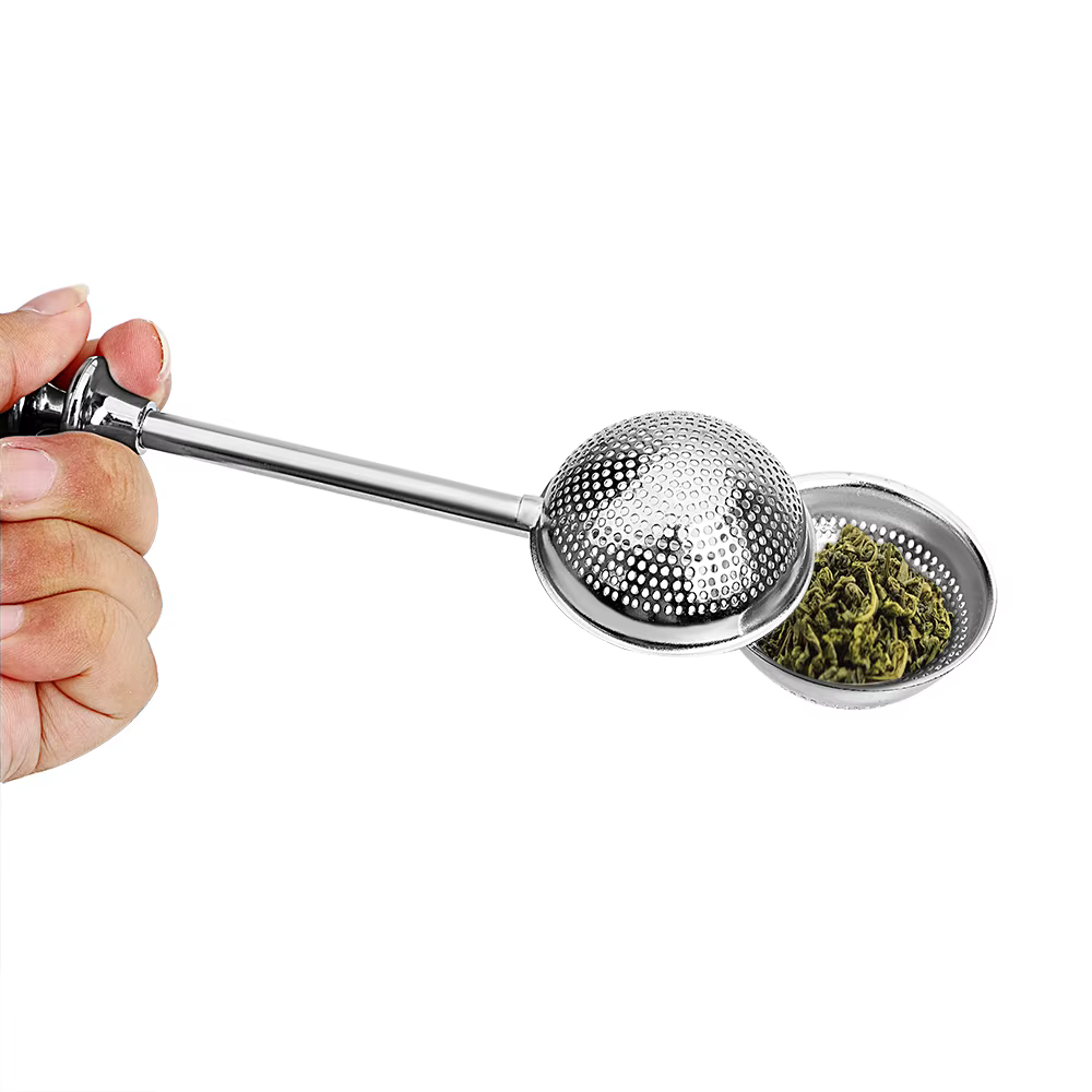 Passoire à thé réutilisable en acier inoxydable, boule en métal, sachet de thé, théière réglable, in