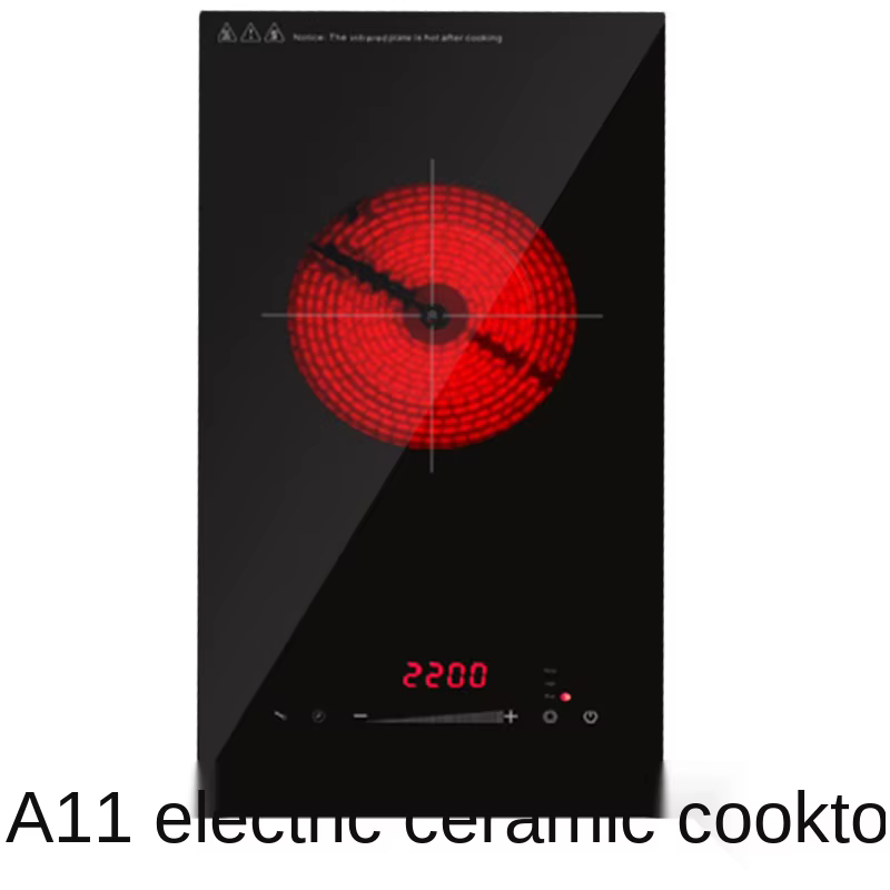 Cuisinière à induction électrique en céramique, cuisinière à gaz à quatre yeux, table de cuisson éle