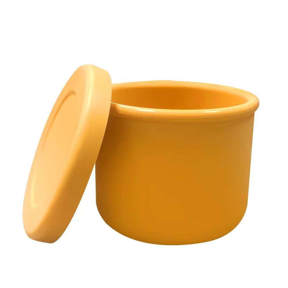 Filles en silicone avec couvercle boîte de conservation, boîte à déjeuner bento, bol de conservation