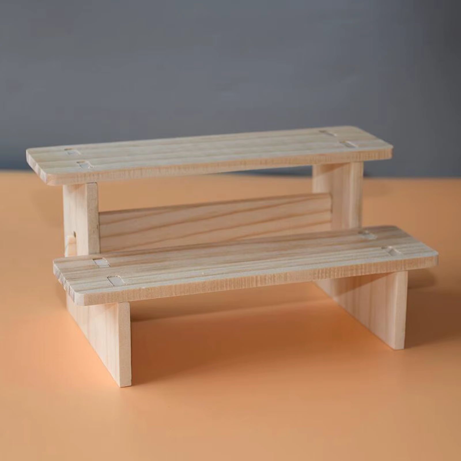 Présentoir en bois pour figurines à dessert, présentoir en bois, présentoir à bijoux, étagère à bonb