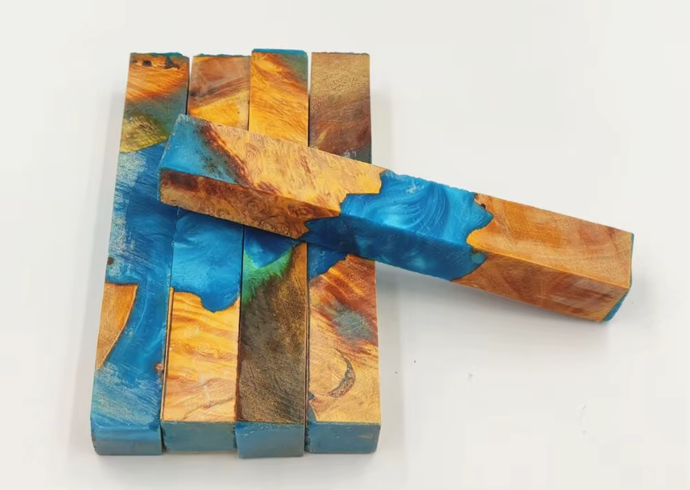 Couteau en résine de bois Stable, 20x20x147mm, matériau de manche, couteaux de cuisine, main dure, c