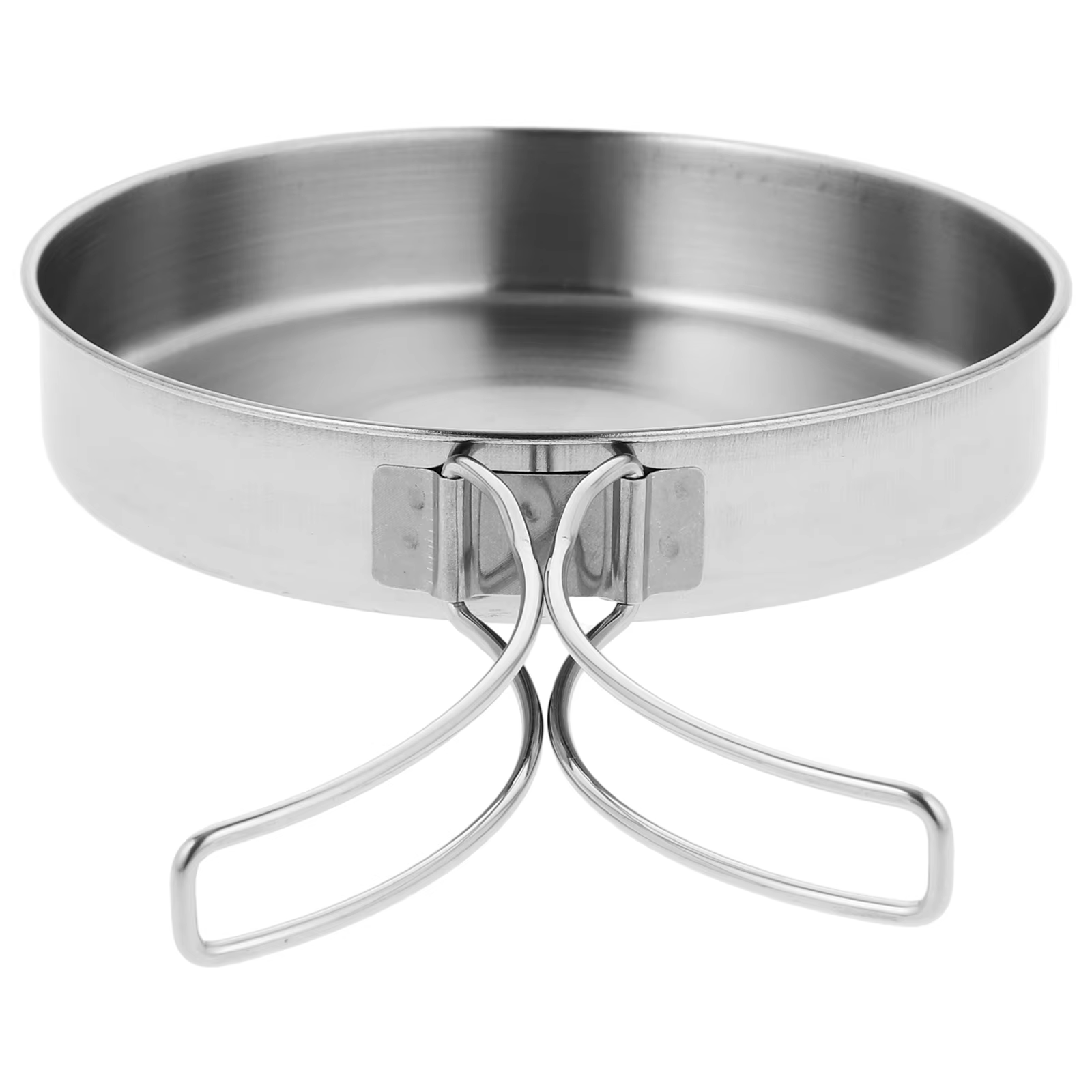 Mini poêle à frire Portable en acier inoxydable, cuiseur d'extérieur, ustensiles de Camping, poêle a