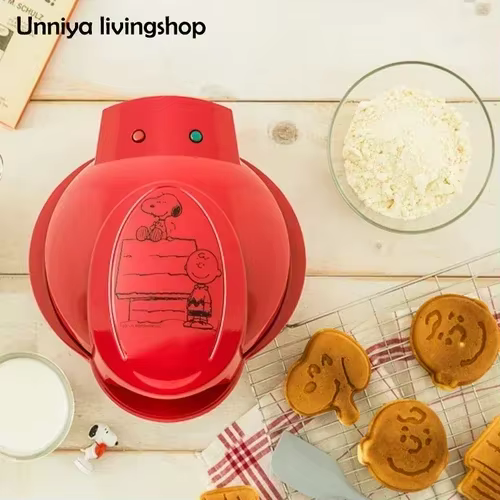 Gaufrier électrique Snoopy 220 V – Apportez un plaisir et une délicieux au petit déjeuner AM