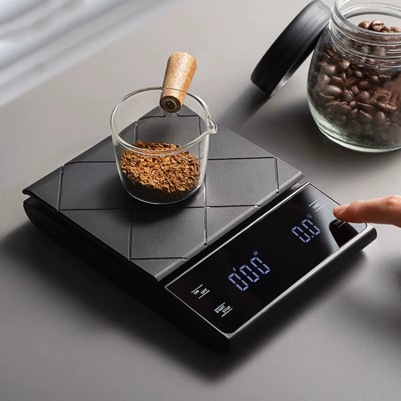 Balance électronique numérique de poids de cuisine, 3kg/0.1g, haute précision, pour café, Portable a