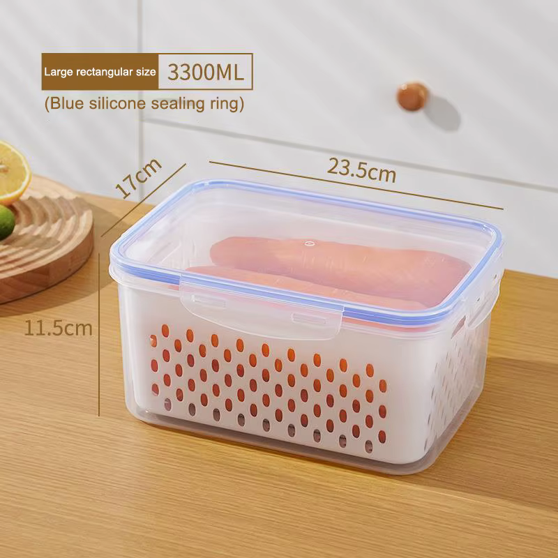 Boîte de rangement pour réfrigérateur, organisateur de réfrigérateur, boîtes de fruits et légumes fr