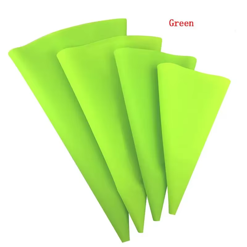 4 pièces/ensemble sac à pâtisserie en Silicone conseils cuisine bricolage gâteau glaçage passepoil c