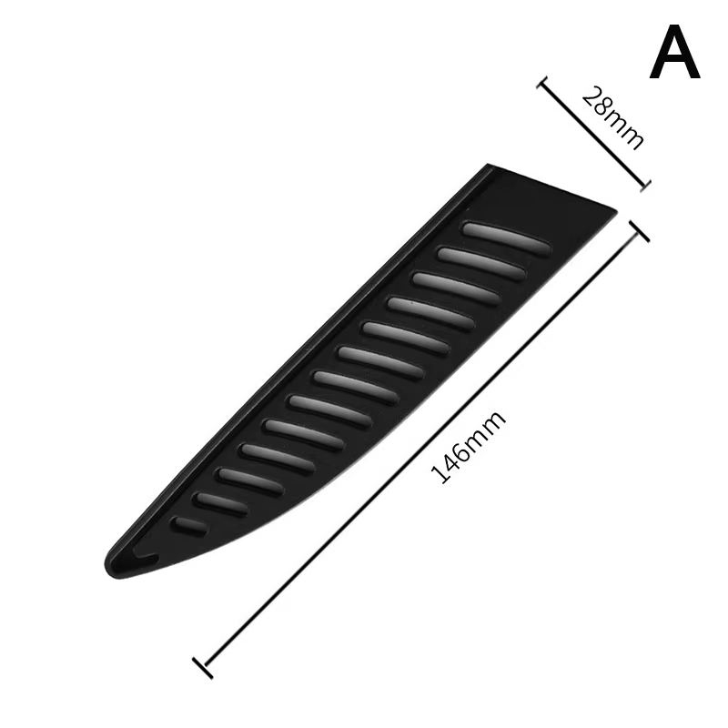 Gaine de couteau en plastique noir, couvre-couteau creux, protection de lame de couteau, étui de pro