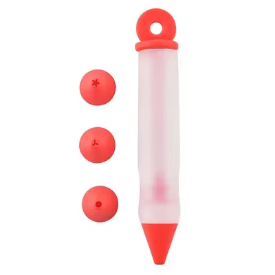 Stylo d'écriture alimentaire en Silicone, outils de décoration de chocolat, moule à gâteau, tasse de
