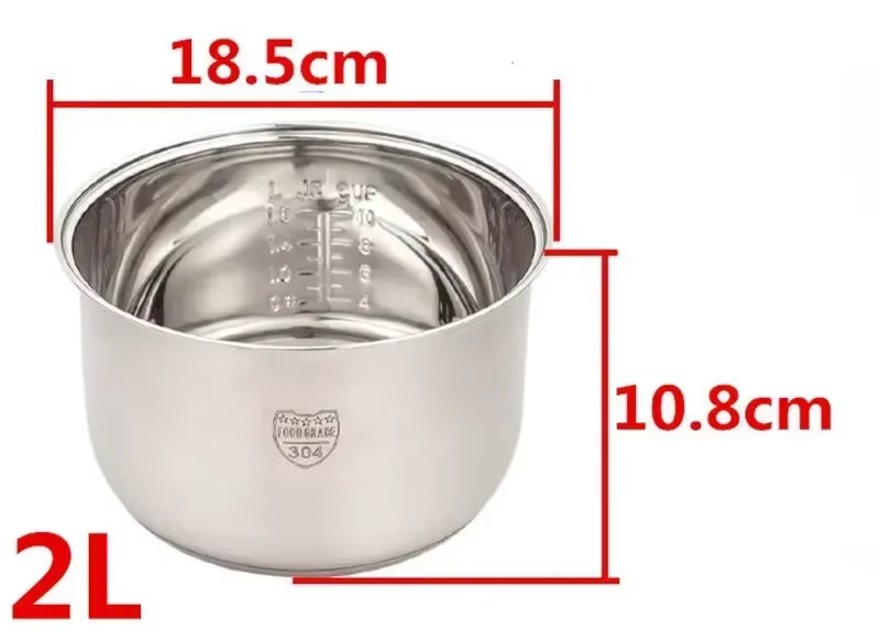 Couvercles de cuiseur à riz de cuisine 2-6L, couvercle de cuiseur à riz, revêtement de Pot de cuisso