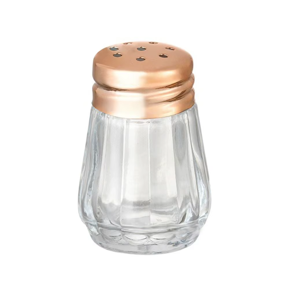 Mini bouteille d'assaisonnement en verre avec couvercle, bocaux à épices pour barbecue, salière à ép