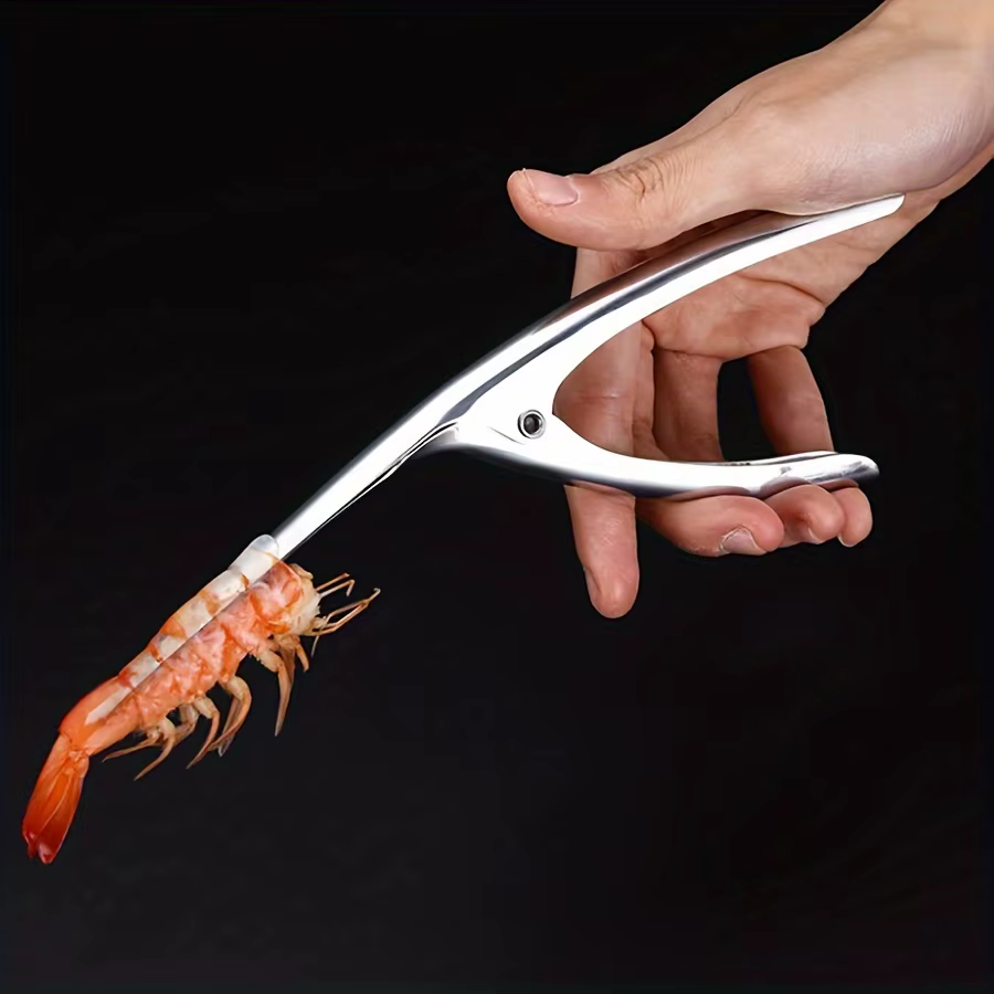 Dispositif de conception ergonomique en arête de poisson en acier inoxydable, retrait facile des coq
