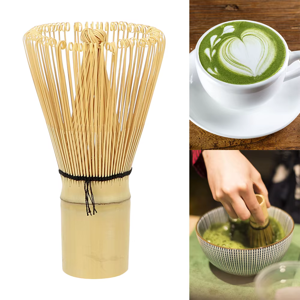 Cérémonie japonaise bambou Chasen 100 Matcha thé vert poudre fouet brosse à thé accessoires de cuisi