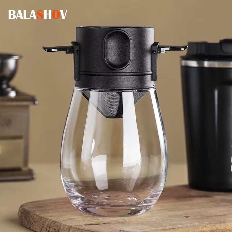 Filtre à café Portable en acier inoxydable, entonnoir à thé, infuseur à thé réutilisable, goutteur d