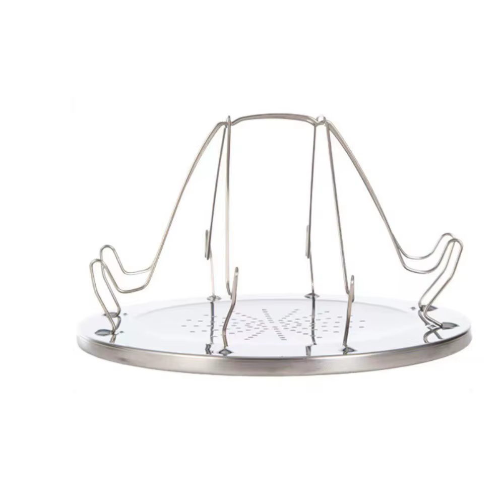 Grille à pain grillable en acier inoxydable durable, amovible, pliable, pour le camping, anti-rouill