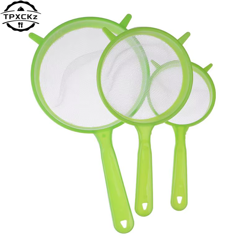 Passoire en plastique à maille fine pour jus, thé, farine, tamis, outils de cuisson spectaculaire, a