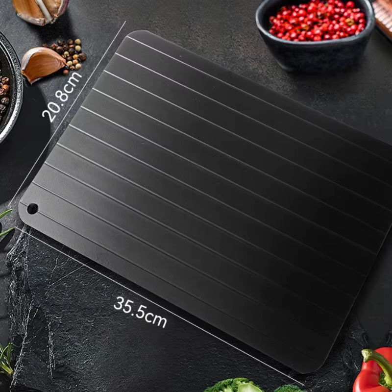 Plateau de dégivrage rapide pour viande congelée, plaque de décongélation de grande taille avec conc