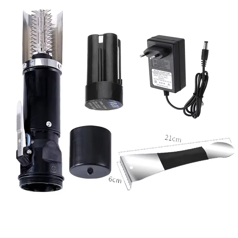 Couteau à fruits de mer 120W, grattoir électrique étanche pour écailles de poisson, nettoyage facile