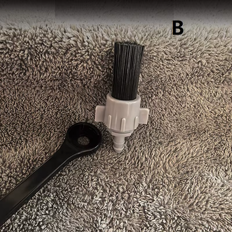 Outil de nettoyage pour barista, brosse à long manche réglable, accessoire de lavage pour tête de ma