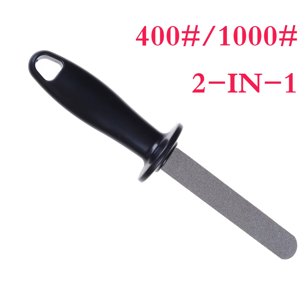 Outil d'affûtage de couteaux en métal à poignée antidérapante 400 #   1000 #   Aiguiseur de couteaux