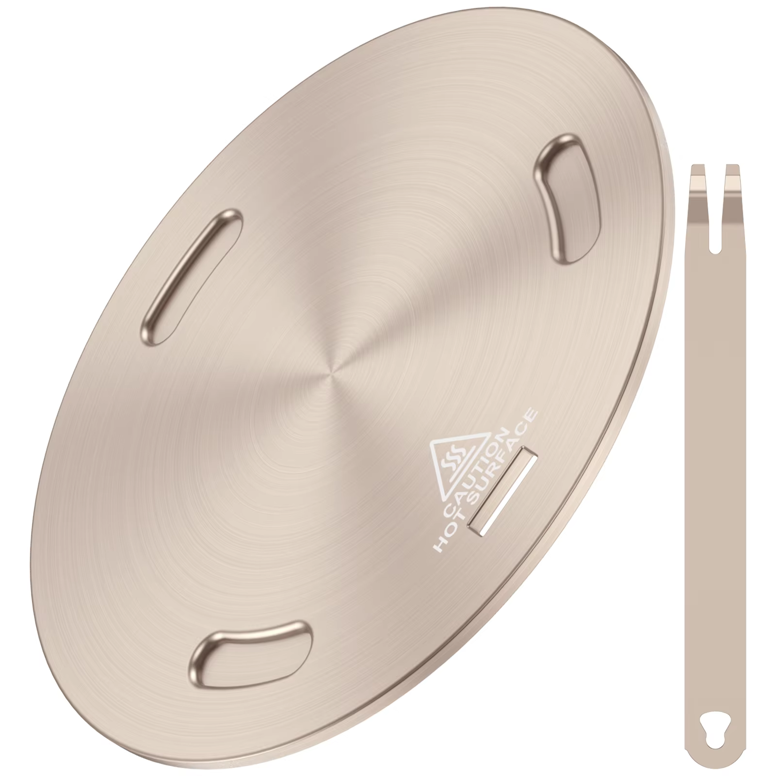 Plaque de Conduction thermique en acier inoxydable, diffuseur de chaleur, cuisinière à gaz, adaptate