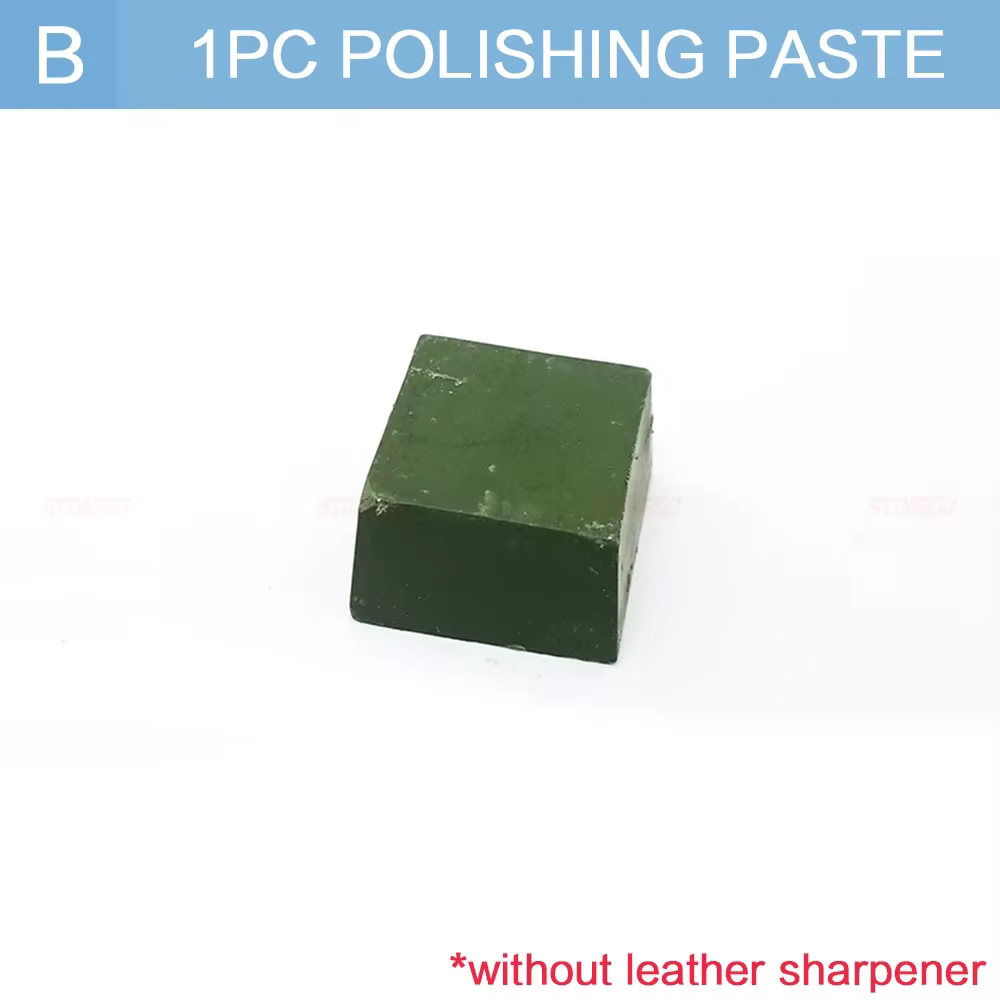 Affûteur de couteaux, affûtage, cuir, lissage, composé, pâte à polir, pâte à affûter, outil d'affûta
